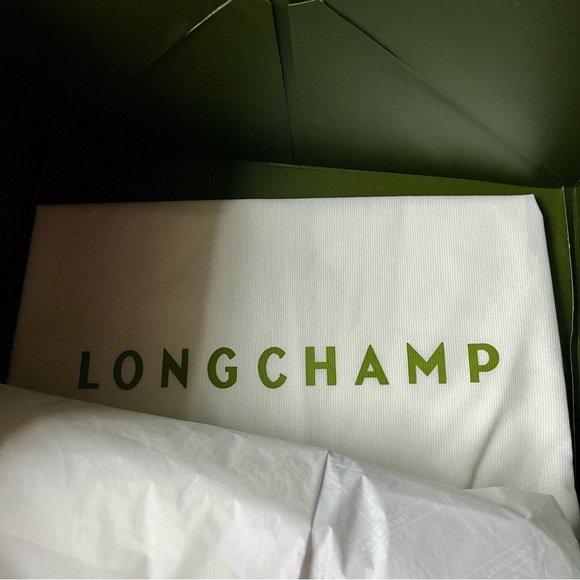 Longchamp Le Foulonné Shoulder Bag in Mocha Brown - Picture 13 of 14